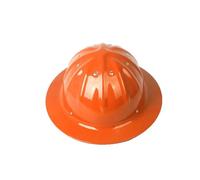 Orange Aluminum Hard Hat, Adjustable Head Circumference, 3.5 Cm Brim, Forest Coal Mine Helmet, Riveted Construction, Cross + V-shaped Top Ribs, Removable Liner, Four-point Suspension Design