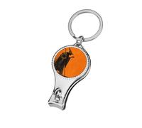 Orange and Black Medieval Halloween Vintage Witch Nail Clippers Toenail Clipper Cutters Professional Nail Trimmer Nail Cuticle Cutter for Women Men