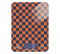 Orange and Blue American Plaid bakers digital food scales for kitchen 11lb/0.18oz, 5kg/5g waterproof digital scale cooking with 4 unit for Spices Meal Prep báscula para pesar comida