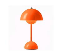 (Orange, AU plug) Flower Bud Led Table Lamp Night Light Mushroom Table Lamps Nordic Bedside Wedding Room Desk Simple Decoration Bedroom Modern
