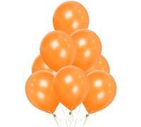 Orange Balloons 25 Pack, Large 12 Inch Thick Latex Biodegradable Helium Party Balloons for Birthday, Wedding, Baby Shower, Valentine's Day Events Decoration for Balloon Arch Garland