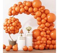 Orange Balloons Arch Kit 129pcs Different Sizes 18 12 10 5 inch