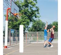 Orange Basketball Rim Padding - Adhesive Protector for 2.75" to 8.6" Posts, Safety Wrap for Sports, Injury Prevention, and Easy to Install