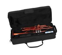 Orange Bb Standard Trumpet Set Brass Instrument Suitable For Beginners Including 7C Mouthpiece And Gloves Beginner Trumpet(Orange trumpet)
