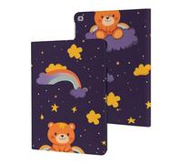 Orange Bear on The Clouds Case Compatible with iPad 10th (10.9in) 9th / 8th / 7th Generation (2021/2020/2019)