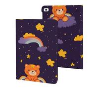 Orange Bear on The Clouds Case Compatible with iPad 10th (10.9in) 9th / 8th / 7th Generation (2021/2020/2019)