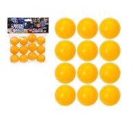 Orange Beer Pong Spare Balls - (Pack of 12) - Premium Quality & Vibrant Color - Perfect Bounce For Ultimate Party Fun & Games Experience