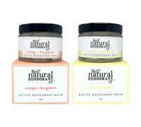 Orange + Bergamot and Lemon + Geranium, Active Deodorant Balm Bundle