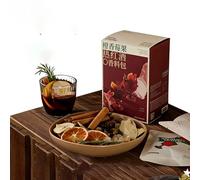 Orange Berry Mulled Wine & Cider Spice Blend -Holiday Mulling with Cinnamon, Star Anise&cloves, Drink Mix for Hot Mocktails