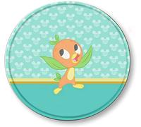 Orange Bird Vintage Style Round Metal Tin Sign Home,Living Room,Kitchen,Dining Room,Bedroom,Farmhouse,Wall Decoration 12x12 inches