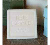 Orange Blossom Fragrance Soap, Savon de Marseille Soap, Orange Scented Exfoliating Square French Soap Bar, White Soap Bar, Bathroom Toiletries Gift, Hand Soap, Natural Ingredients Soap Bar