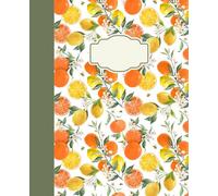 Orange Blossom Neroli Notebook: A Celebration of Beauty and Elegance: 120 pages lined wide ruled. Good for gifts, collections and every day use. Great for study, work, or journaling
