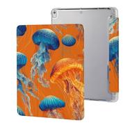 Orange Blue And White Jellyfish Tablet Case Compatible with IPAD Pro/Air3