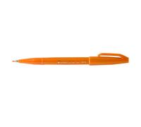Pentel Brush Sign Pen - Orange - Pack of 10