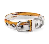 Orange Butterfly Dog Collar Classic Adjustable Pet Collar Soft and Fancy,Dog Collars Easy Clean and Comfortable for Small Medium Dogs Pet Supplies Accessories