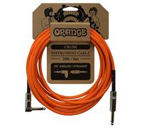 Orange CA037 Crush Instrument Cable Angled 6m/20ft