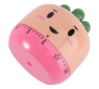 Orange Cartoon Mechanical Kitchen Countdown Timer for Cooking and Study
