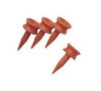 Orange castle golf tees (100) - LOW COST SHIPPING