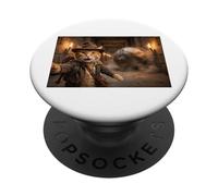 Orange Cat Archeologist Boulder Run Ancient Temple Gift Tee PopSockets Adhesive PopGrip