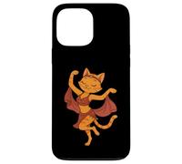 Orange Cat Belly Dancing Dancer Mom Dad Kids Case for iPhone 13 Pro Max