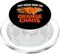 Orange Cat Chaos Funny Cat Orange Tabby Meme Comedy PopSockets PopGrip for MagSafe