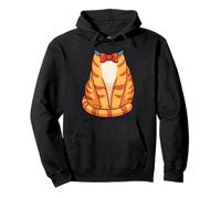 Orange Cat Shirt Adult Kids Men Women Tabby Cat Costume Pullover Hoodie