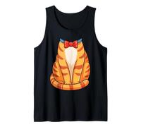 Orange Cat Shirt Adult Kids Men Women Tabby Cat Costume Tank Top