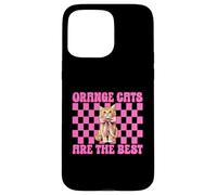 Orange Cats Are The Best Tabby Cat Girl Cat Mom Coquette Bow Case for iPhone 15 Pro Max
