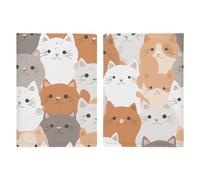 Orange Cats Passport Holder, ID Card Protector Case Passport Holder with Slot Passports Travel Wallet Document Cover for Women And Men