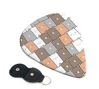 Orange Cats Printed Guitar pick Guitar Plectrums for Acoustic Guitar Electric Guitar Bass Guitar - Guitar Accessories - 6 Pack 0.96mm