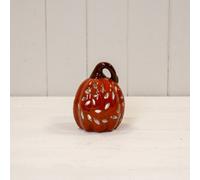Orange Ceramic Pumpkin Tealight