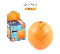 (orange) Children's Fruit Rubik's Cube Suit Series Peach Pear Lemon Fruit Twist Square Toy