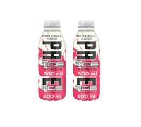 Orange Chill Ice,Blue Chill Ice,Red Chill Ice,Future Freeze Hydration Drink Bottles 500ml (2 x Bottles, Priime Red Chill Ice Drink)