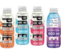 Orange Chill Ice,Blue Chill Ice,Red Chill Ice,Future Freeze Hydration Drink Bottles 500ml (6 x Bottles, Mixed Flavours Drink)