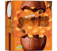 Orange Chocolate Large Easter Egg 188G (Pack of 3) Tasty And Twisty Delicious Treat Gift Hamper For Birthday,Christmas,Easter,New Year