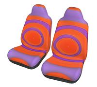 Orange Circle Centre Dua Sarung JOK Mobil,*, Sarung JOK Mobil Depan, Cocok Untuk Sebagian Besar Mobil, SUV, Truk, Van, Dll.