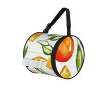 Orange Citrus, Cylinder Tissue Holder, Tissue Box Cover Hanging Tissue Box Holder Car Tissue Dispenser