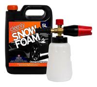 (Orange) Cleenly Snow Foam & Karcher K Series Lance Kit
