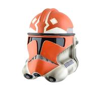 (Orange) Clone Trooper Helmet, Cartoon Helmet Face Cover Costume Props, Halloween Face Cover Pvc Helmet Movie Sfygv