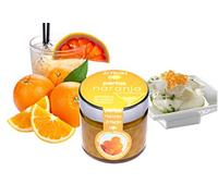 Orange Cocktail Pearls -Concentrated Fruit in Pearls for Cocktail Decoration, Cake, Salads, Christmas, Drinks - Jar of 180 GR (160-180 Spheres)