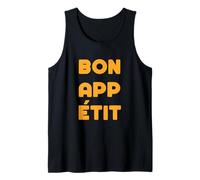 Orange Color Bon App Etit Orange Graphic Tank Top