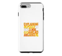 Orange Color Go Ahead, Judge Me Orange Graphic Case for iPhone 7 Plus/8 Plus