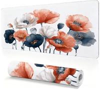 Orange Color Mouse pad 500x250with Non-Slip Base office decoration Kl-138