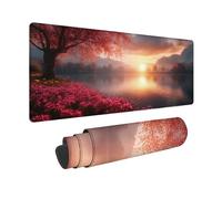 Orange Color Mouse Pad Large 700x300x3 mm, Sunset Mouse Mat Waterproof Desk Mat with 3MM Stitched Edges, Non-Slip Rubber Base Mousepad Computer Accessories for Gaming, Office, Gifts -zjn2509RN41W026