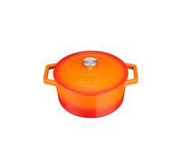 (Orange) Cooks Professional 20cm Cast Iron Casserole