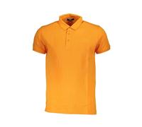 Orange Cotton Polo Shirt Embroidered Logo - male - Cavalli Class - Polo Shirts - Orange - 2XL - Tops 2XL