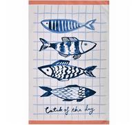 Orange Cotton Tea Towel - Ulster Weavers' Catch of the Day