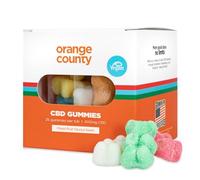 Orange County CBD Mixed Fruit Bear Gummies, 400mg High Strength - 25 Vegan Gummies - Gluten-Free, Non-GMO - Reduce Stress, Calm Anxiety, Unwind, Improve Sleep - THC-Free