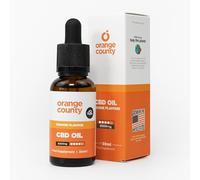 Orange County CBD Oil 3000mg (30ml) Orange Flavour - High Strength & Fast Absorption CBD Drops Blend with Coconut-Derived MCT Oil, 100% Natural Ingredients, Vegan & Gluten Free