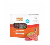 Orange County CBD Gummies, 400mg High Strength - 20 Vegan Strawberry Gummies - Gluten-Free, Non-GMO - Reduce Stress, Calm Anxiety, Unwind, Improve Sleep - THC-Free